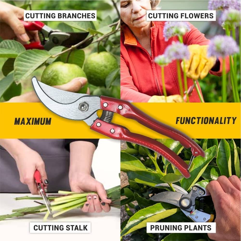 Precision Bypass Pruning Shears